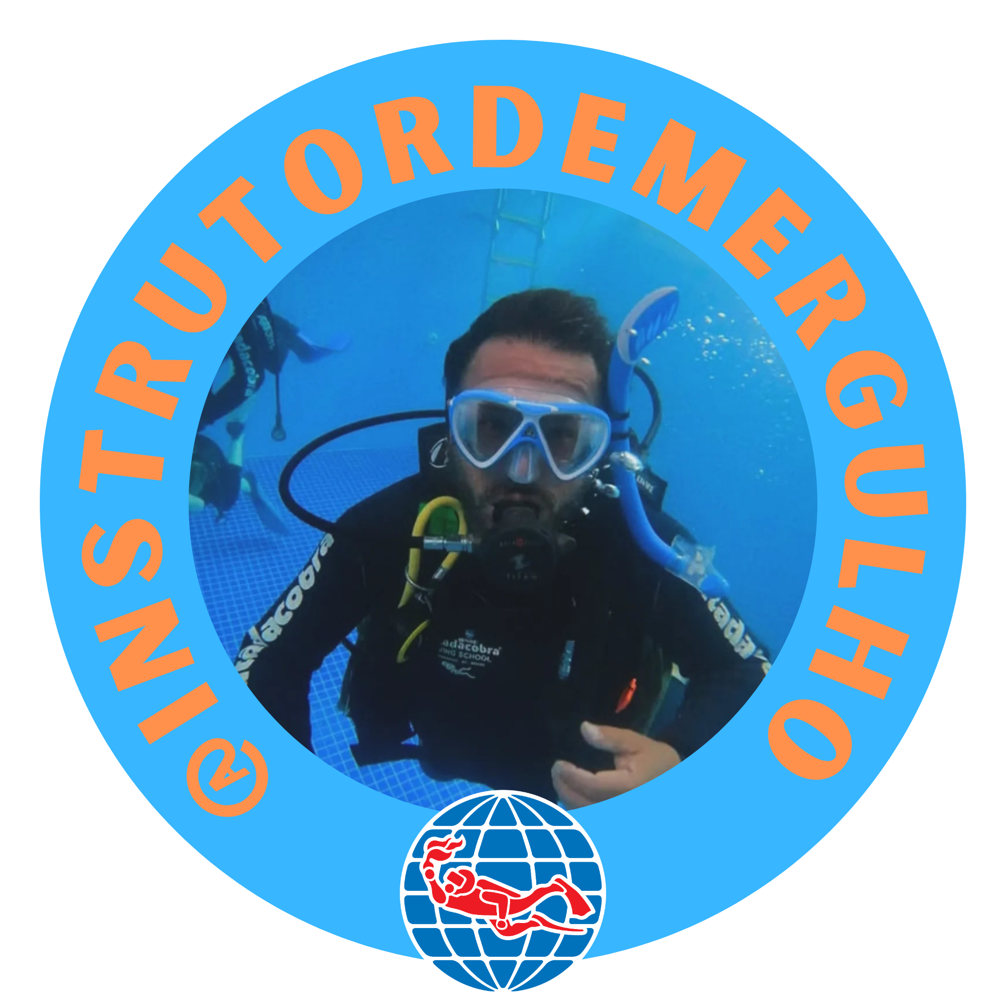 Logo Instrutor de mergulho